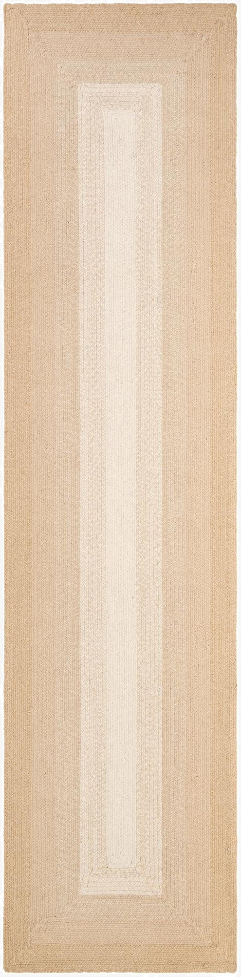  2' 7 x 12'  Hand Hand Braided Wool Runner Rug