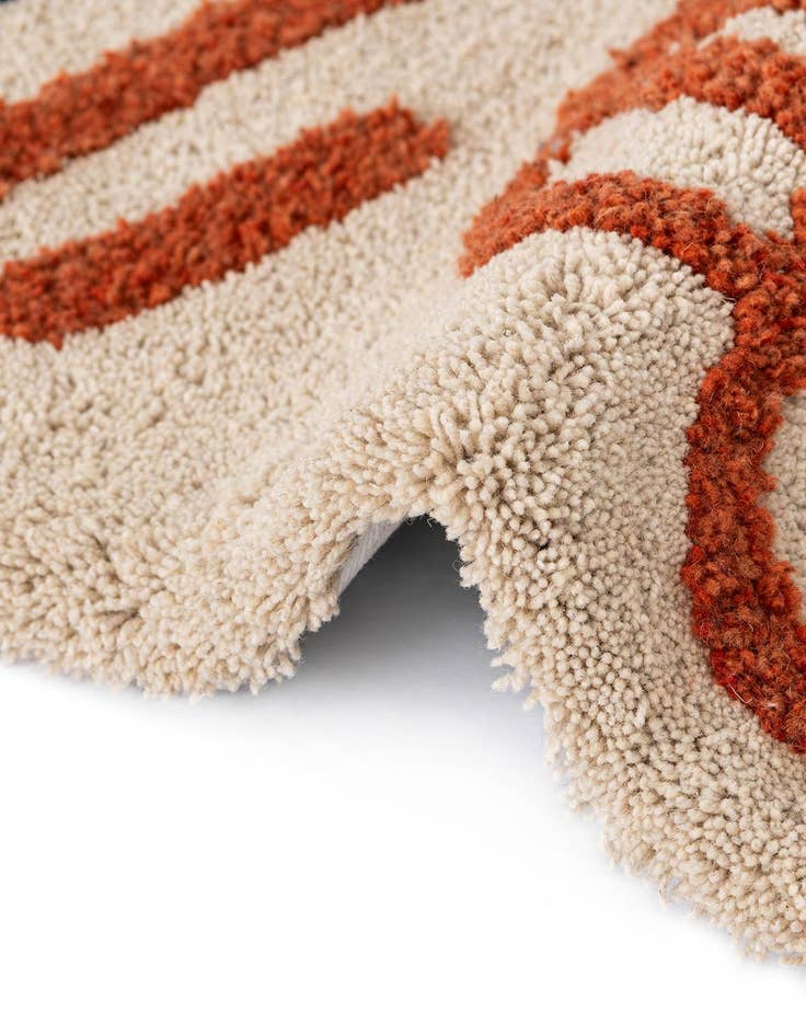 Detail image of  2' x 6' 1 Handtufted Wool Runner Rug