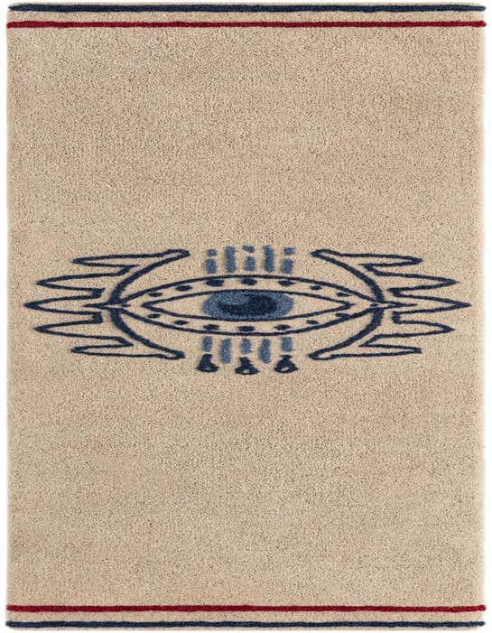 Primary image  2' x 8' Handtufted Wool Runner Rug