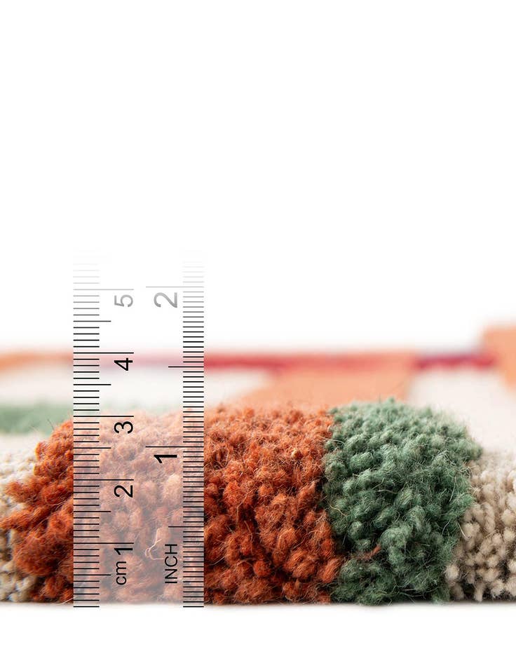 Detail image of  2' x 8' Handtufted Wool Runner Rug