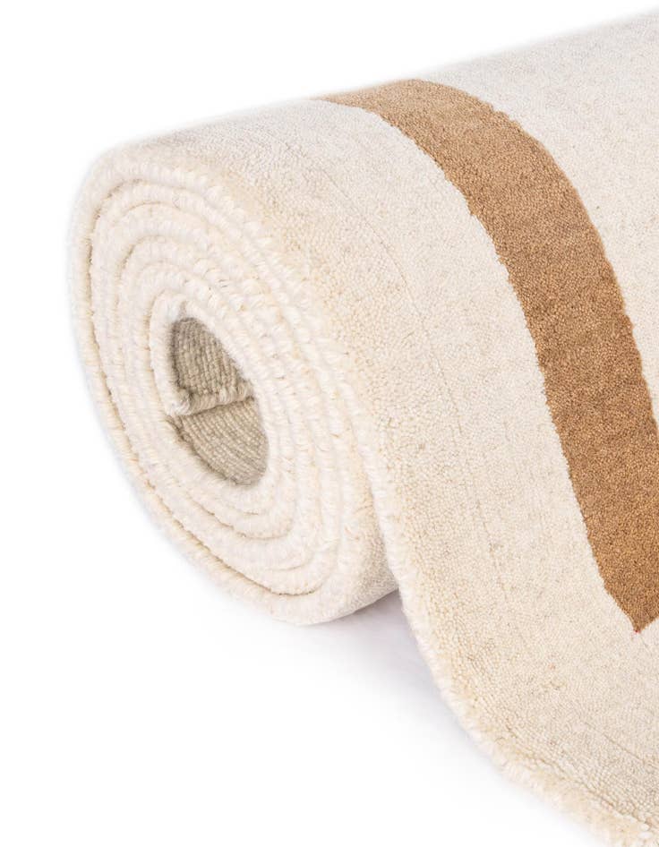 Detail image of  3' 3 x 12' Jill Zarin Border Wool Runner Rug