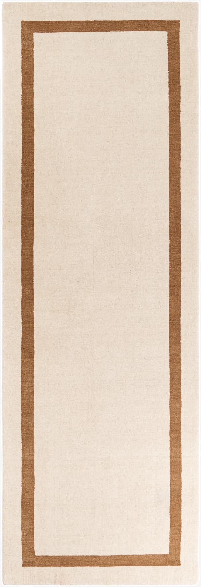  3' 3 x 10' Jill Zarin Border Wool Runner Rug
