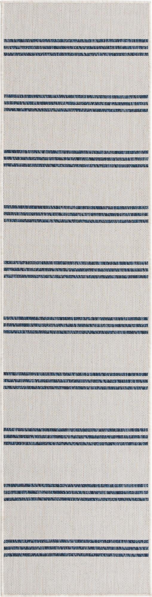  2' x 8'  Washable Jill Zarin Anguilla Indoor / Outdoor Runner Rug