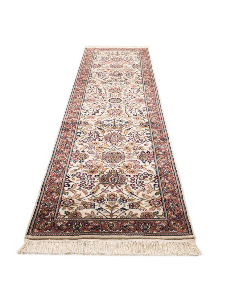 Detail image of  2' 8 x 11' 7  Hand Knotted Kashan Oriental Wool Runner Rug