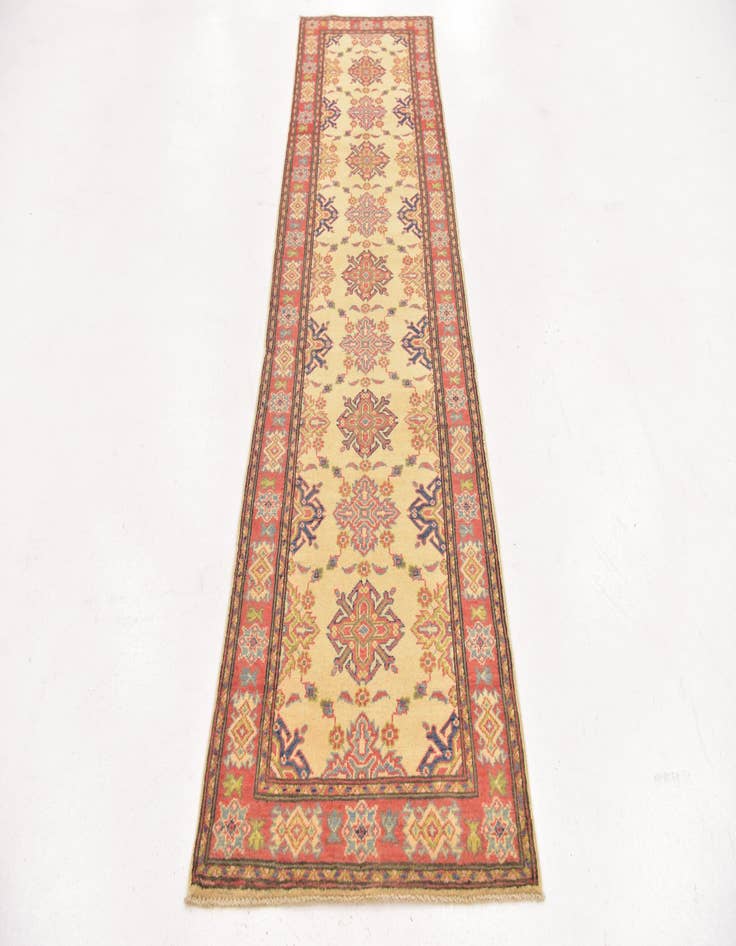 Detail image of 2' 7 x 9' 9 Hand Knotted Kazak Runner Rug