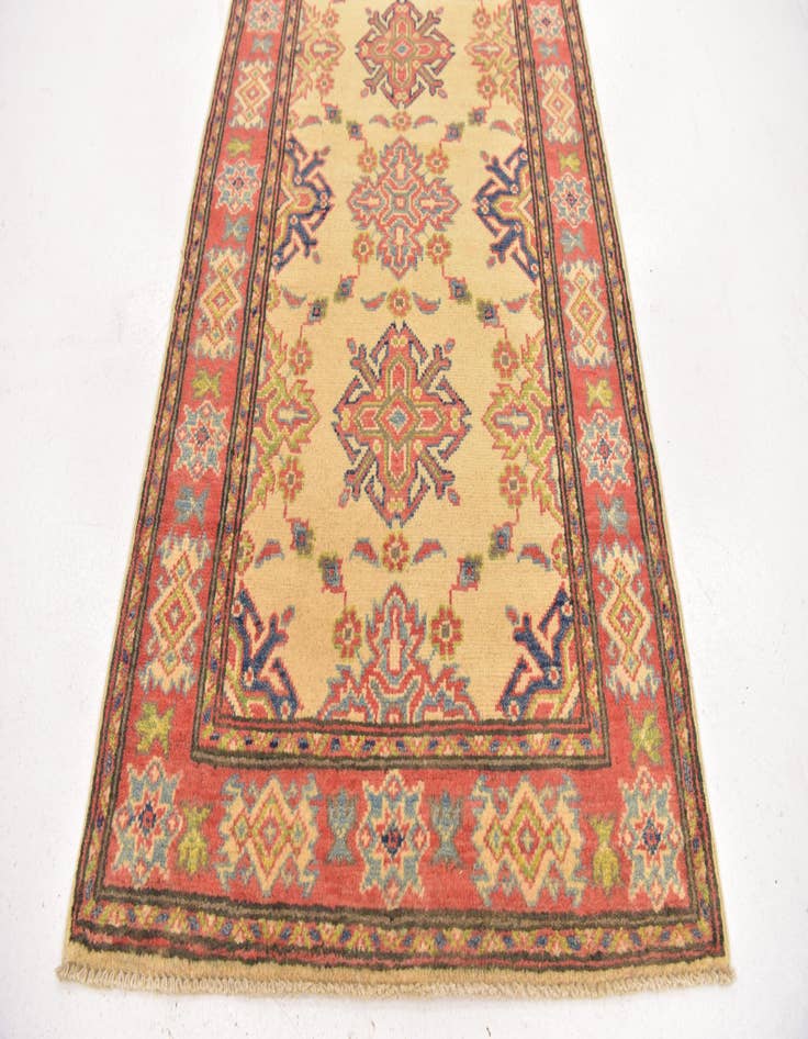 Detail image of 2' 7 x 9' 9 Hand Knotted Kazak Runner Rug