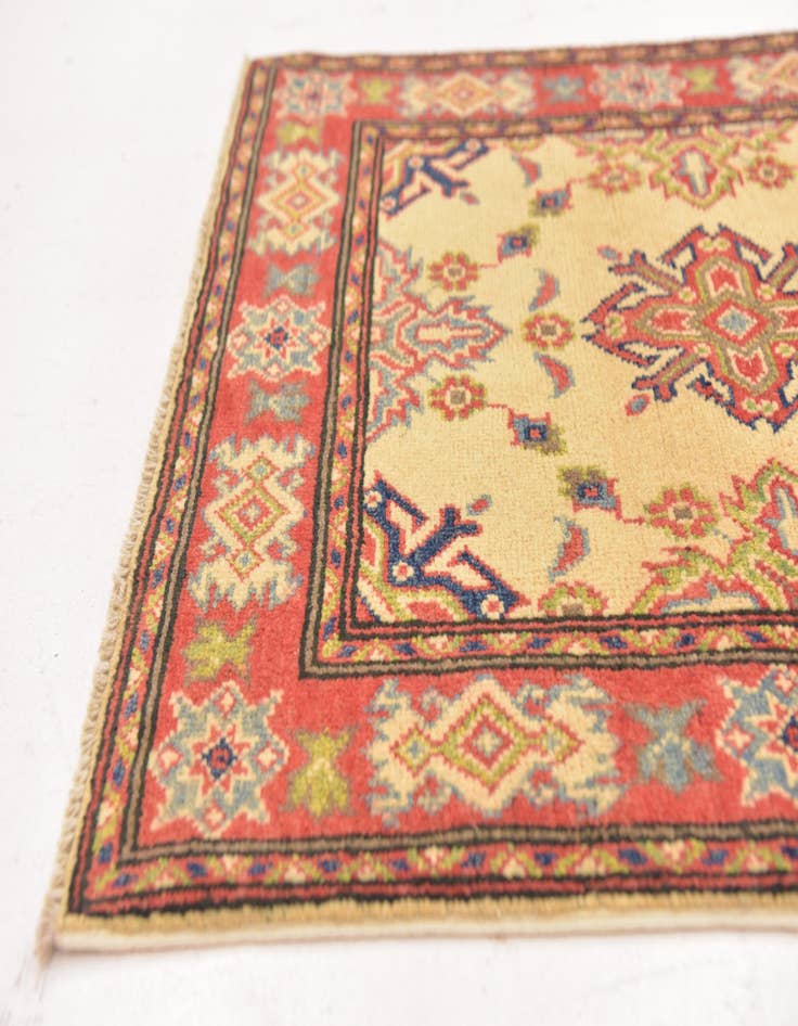 Detail image of 2' 7 x 9' 9 Hand Knotted Kazak Runner Rug