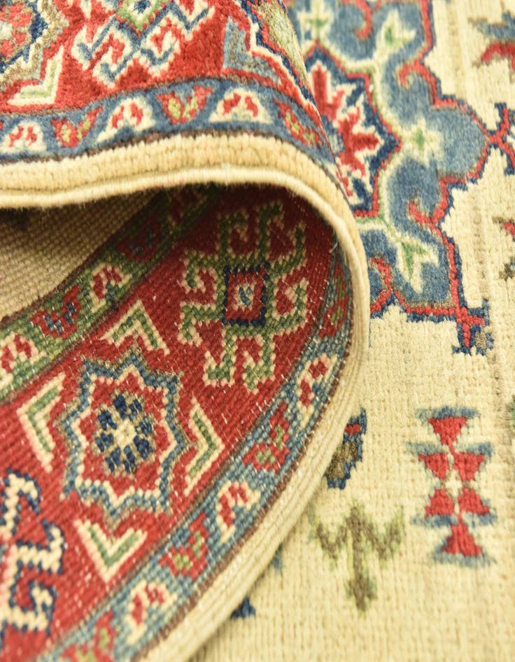 Detail image of  2' 8 x 9' 9  Hand Knotted Kazak Runner Rug