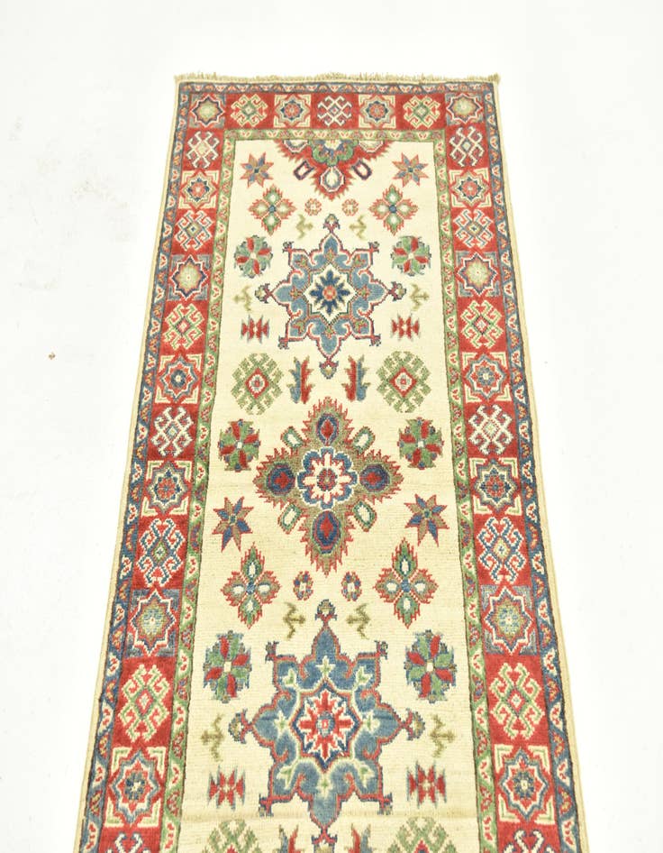 Detail image of  2' 8 x 9' 9  Hand Knotted Kazak Runner Rug