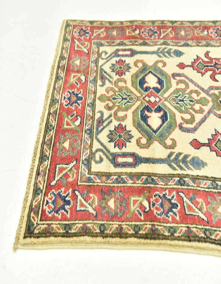 Detail image of  2' 7 x 9' 8  Hand Knotted Kazak Runner Rug