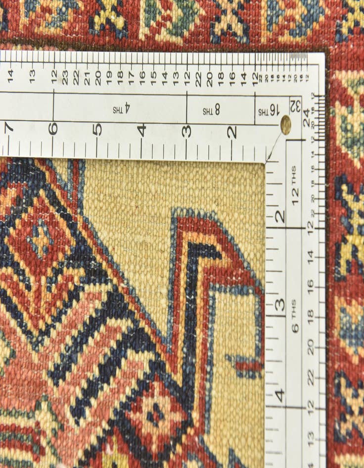 Detail image of  2' 8 x 9' 10  Hand Knotted Kazak Oriental Runner Rug