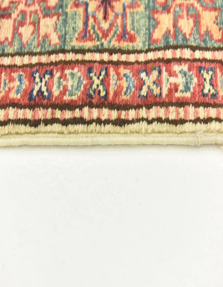 Detail image of  2' 8 x 9' 10  Hand Knotted Kazak Oriental Runner Rug