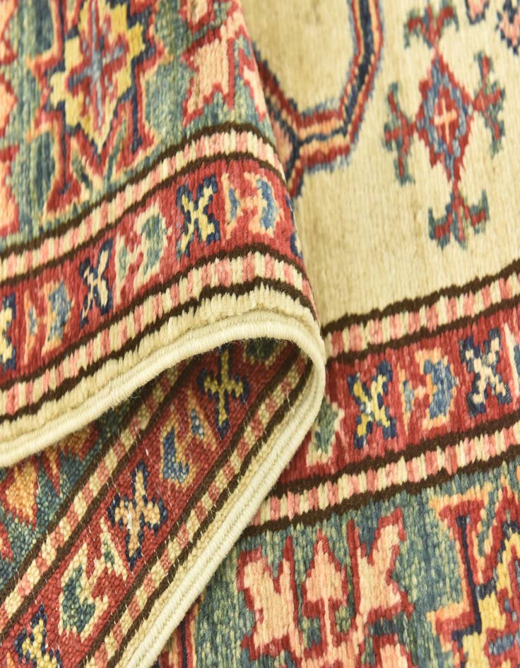 Detail image of  2' 8 x 9' 10  Hand Knotted Kazak Oriental Runner Rug