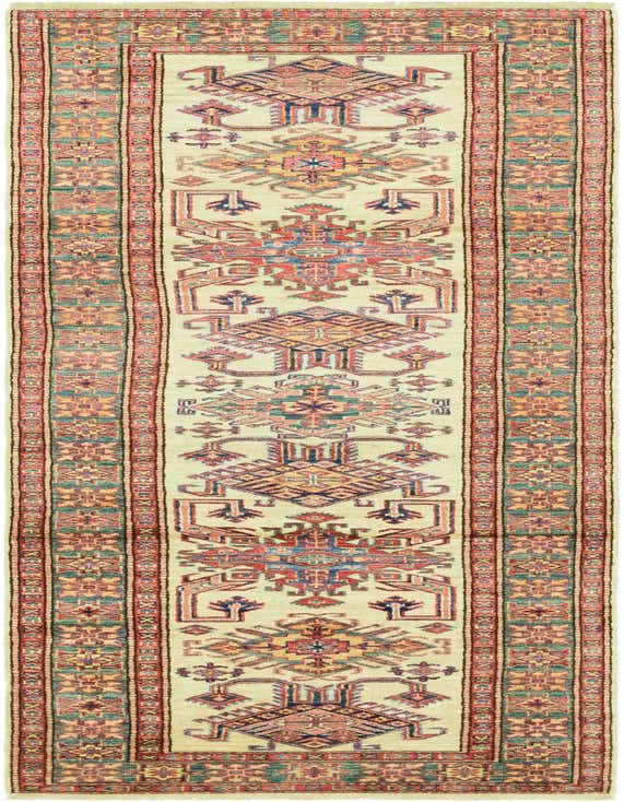 Primary image  2' 8 x 9' 10  Hand Knotted Kazak Oriental Runner Rug