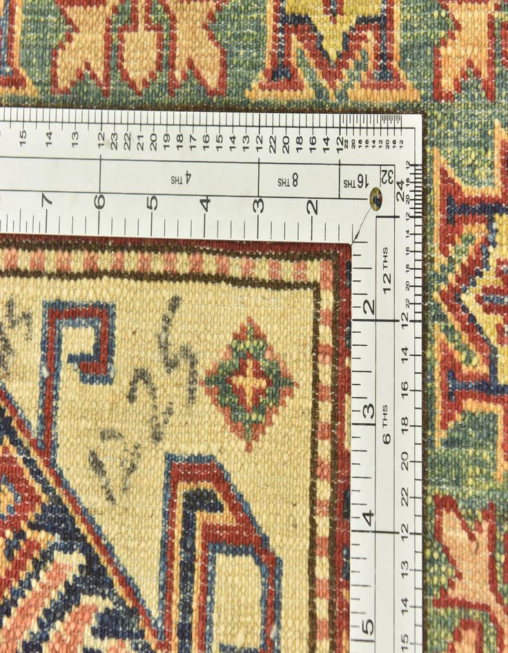 Detail image of  2' 7 x 9' 9  Hand Knotted Kazak Oriental Runner Rug