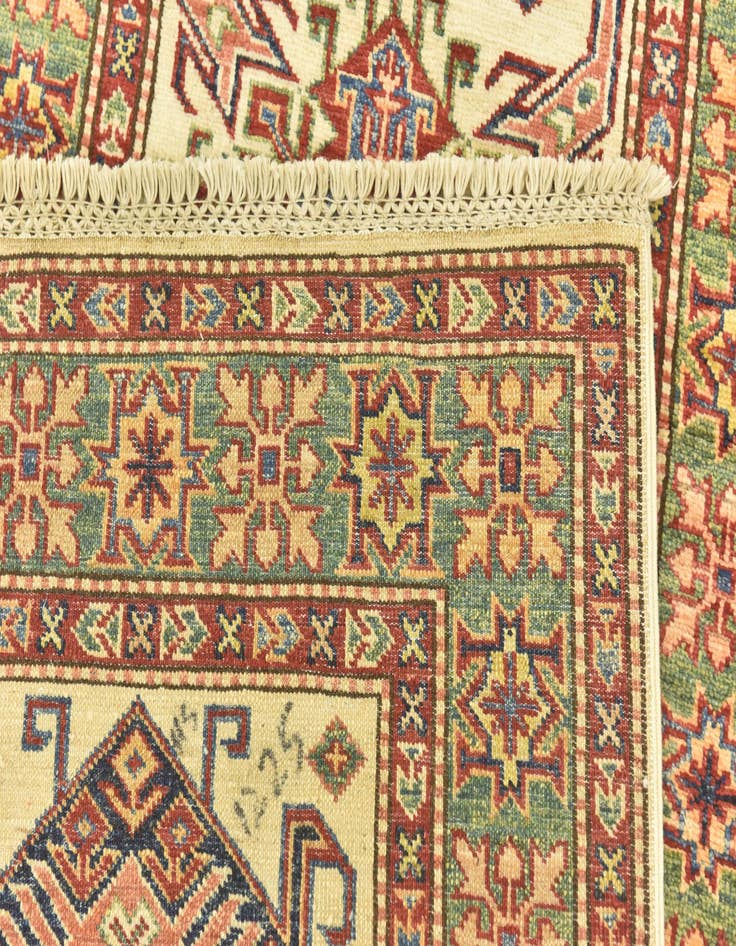 Detail image of  2' 7 x 9' 9  Hand Knotted Kazak Oriental Runner Rug