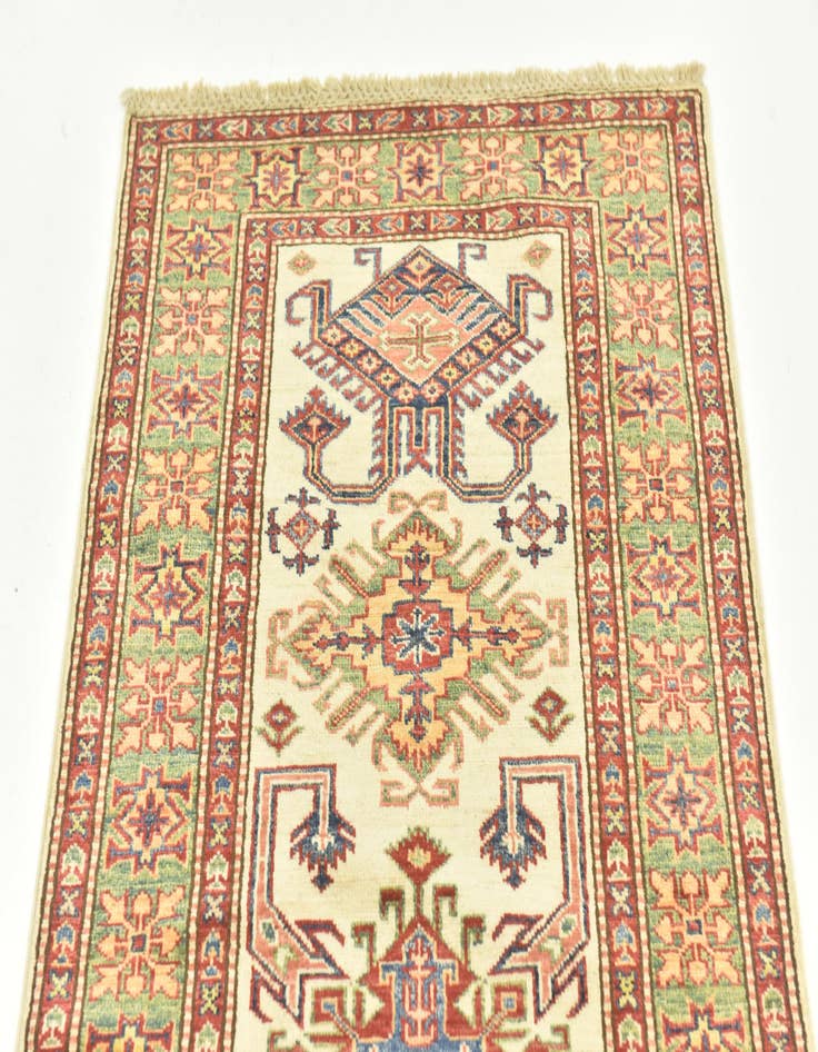 Detail image of  2' 7 x 9' 9  Hand Knotted Kazak Oriental Runner Rug