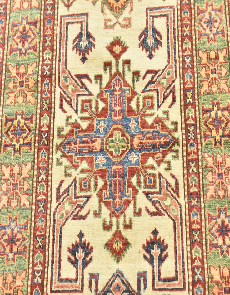 Detail image of  2' 7 x 9' 9  Hand Knotted Kazak Oriental Runner Rug