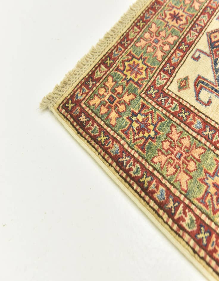 Detail image of  2' 7 x 9' 9  Hand Knotted Kazak Oriental Runner Rug