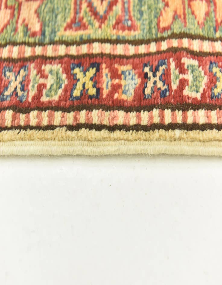 Detail image of  2' 7 x 9' 9  Hand Knotted Kazak Oriental Runner Rug