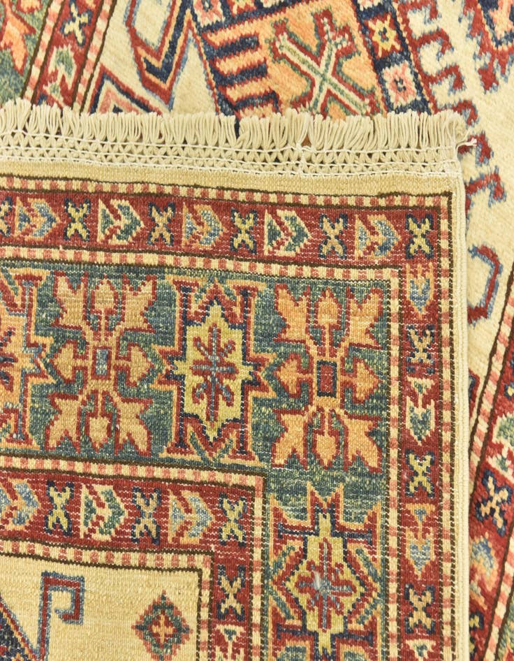 Detail image of  2' 7 x 9' 9  Hand Knotted Kazak Oriental Runner Rug