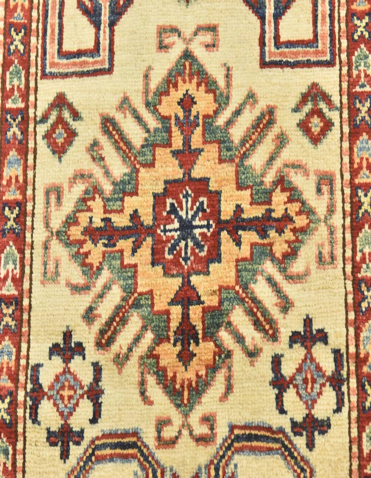 Detail image of  2' 7 x 9' 9  Hand Knotted Kazak Oriental Runner Rug