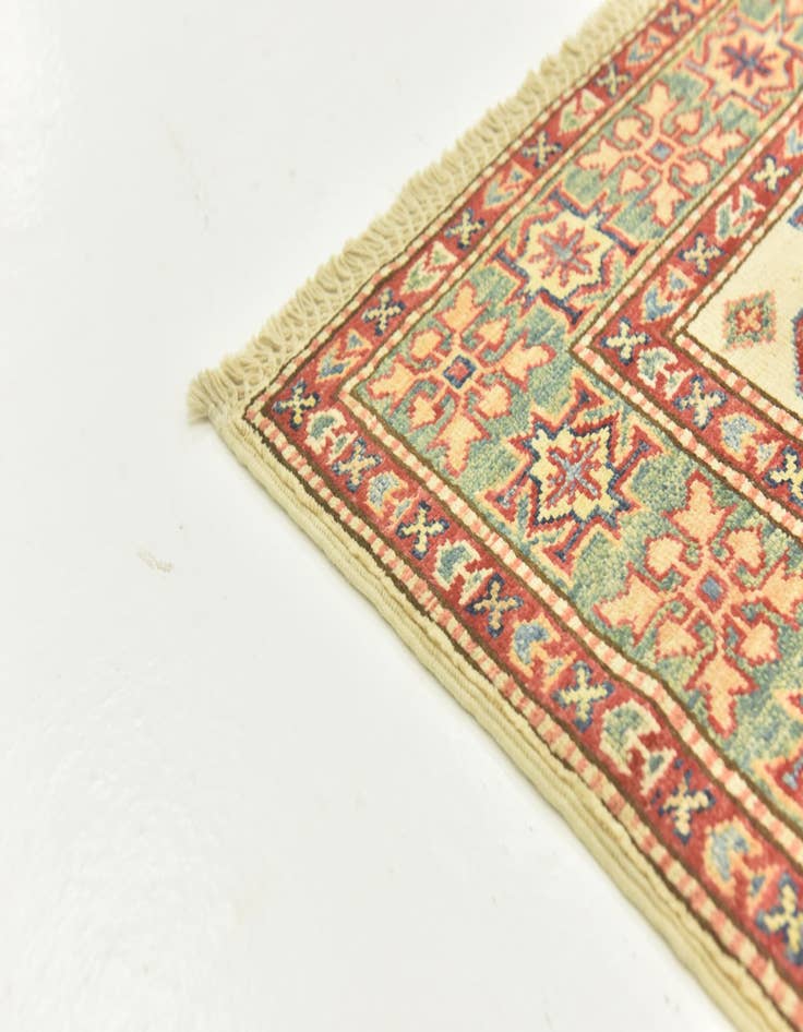 Detail image of  2' 7 x 9' 9  Hand Knotted Kazak Oriental Runner Rug