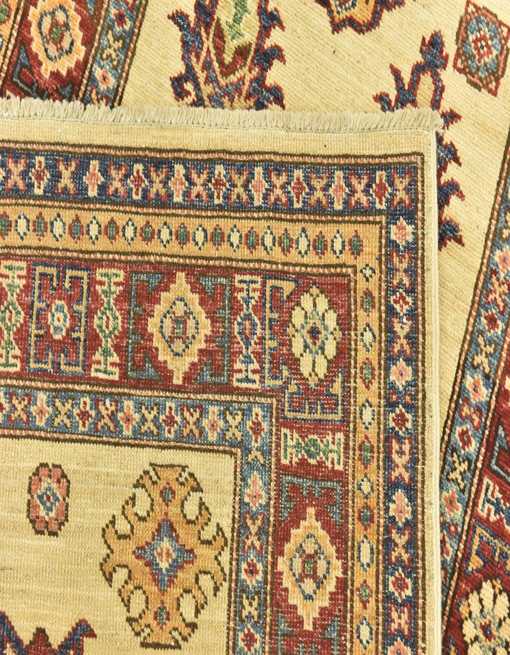 Detail image of  2' 8 x 9' 8  Hand Knotted Kazak Oriental Runner Rug