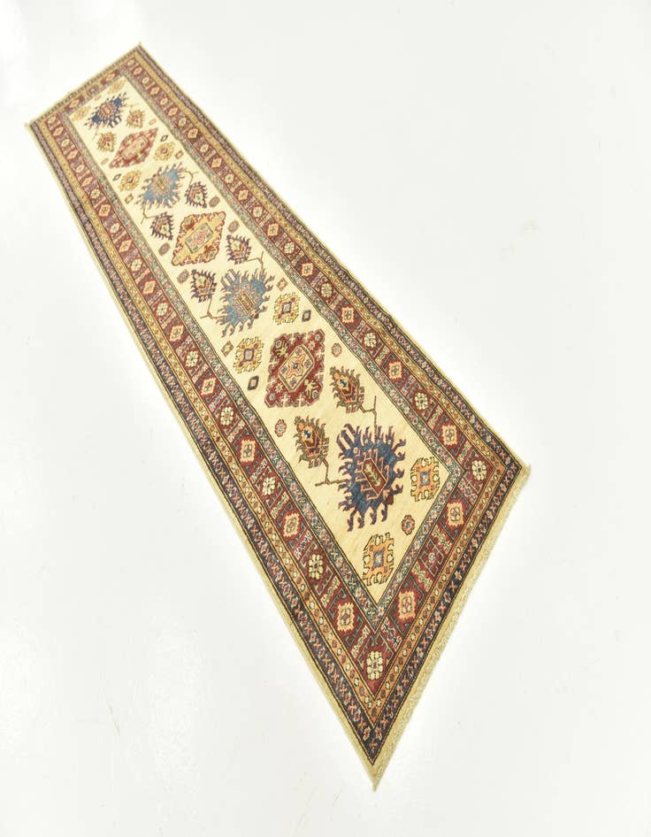 Detail image of  2' 8 x 9' 8  Hand Knotted Kazak Oriental Runner Rug