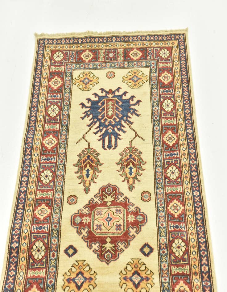 Detail image of  2' 8 x 9' 8  Hand Knotted Kazak Oriental Runner Rug