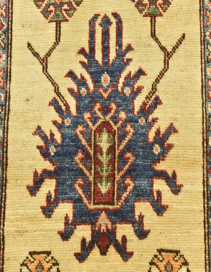 Detail image of  2' 8 x 9' 8  Hand Knotted Kazak Oriental Runner Rug