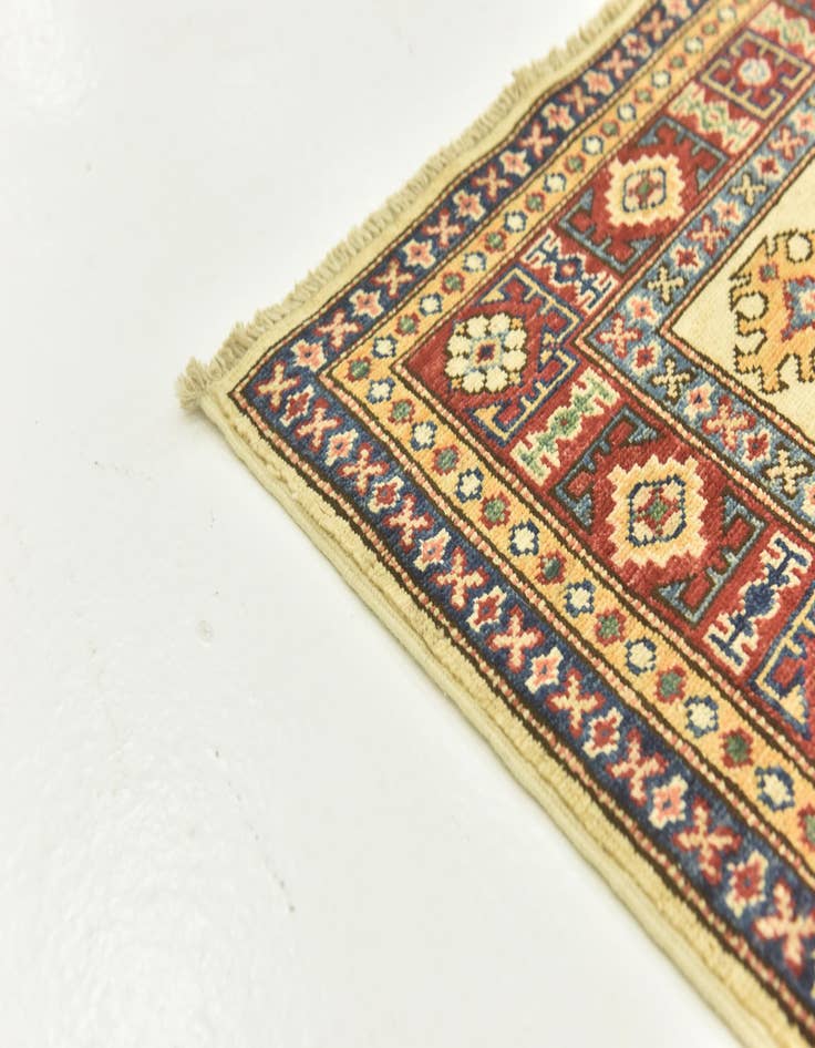 Detail image of  2' 8 x 9' 8  Hand Knotted Kazak Oriental Runner Rug