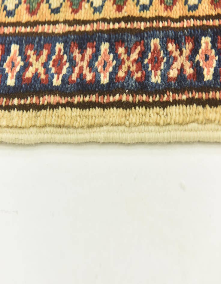 Detail image of  2' 8 x 9' 8  Hand Knotted Kazak Oriental Runner Rug