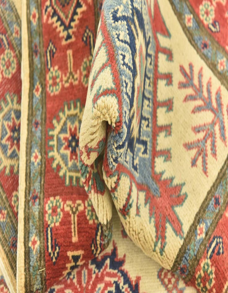 Detail image of  2' 9 x 9' 9  Hand Knotted Kazak Runner Rug