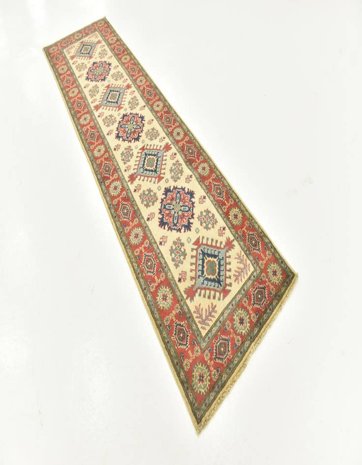 Detail image of  2' 9 x 9' 9  Hand Knotted Kazak Runner Rug