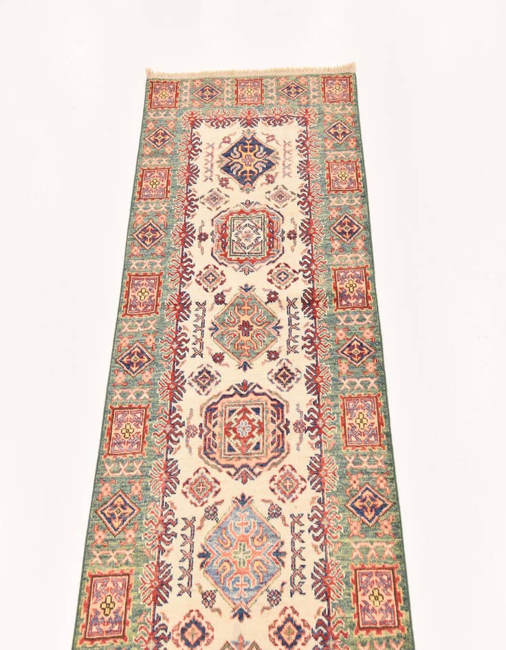 Detail image of  2' 8 x 9' 8  Hand Knotted Kazak Oriental Runner Rug