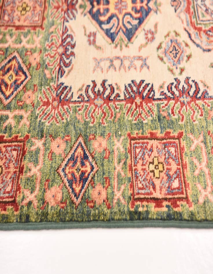 Detail image of  2' 8 x 9' 8  Hand Knotted Kazak Oriental Runner Rug