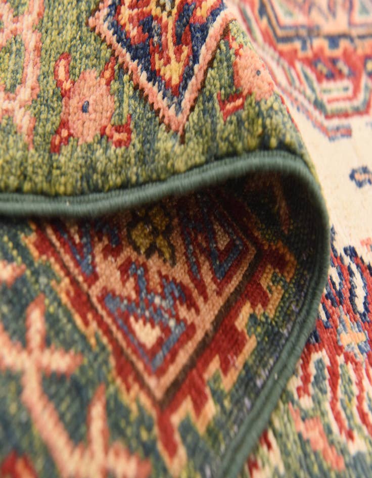 Detail image of  2' 8 x 9' 8  Hand Knotted Kazak Oriental Runner Rug