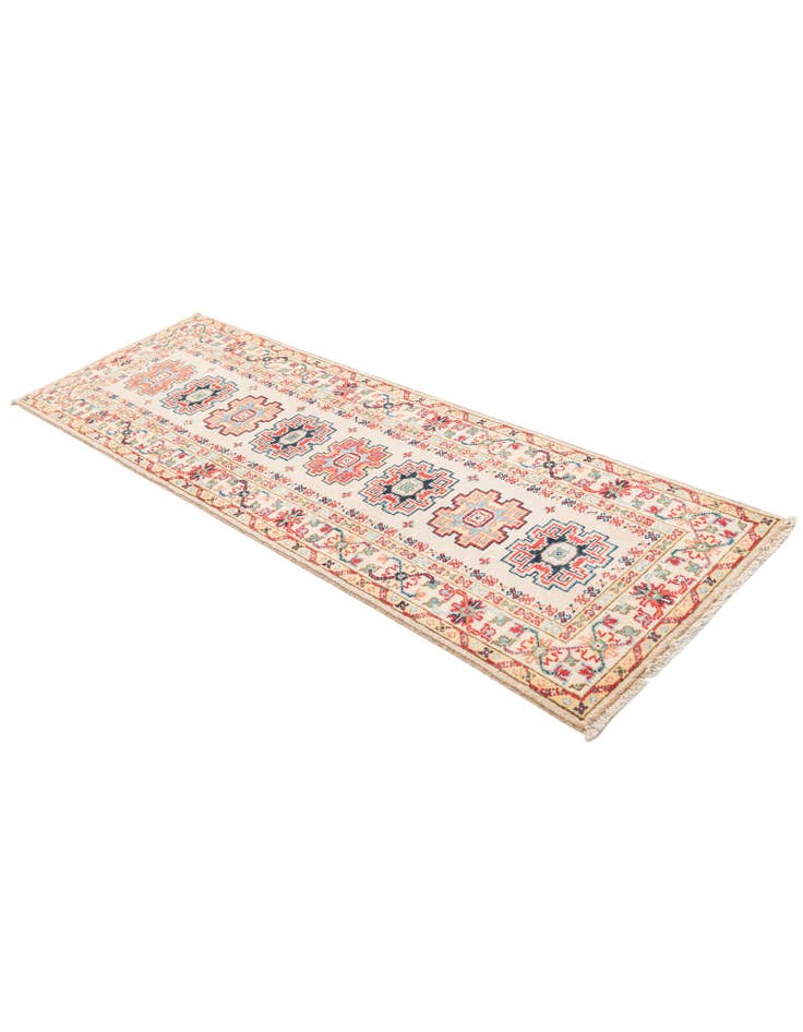 Detail image of  2' x 6' 2  Hand Knotted Kazak Runner Rug