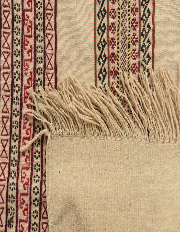 Detail image of  2' 5 x 8' 1  Hand Knotted Kilim Fars Persian Wool Runner Rug