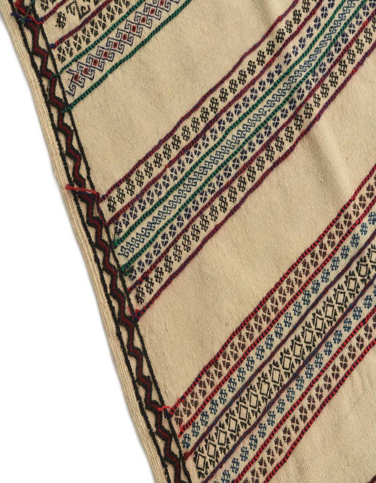 Detail image of  2' 5 x 8' 1  Hand Knotted Kilim Fars Persian Wool Runner Rug