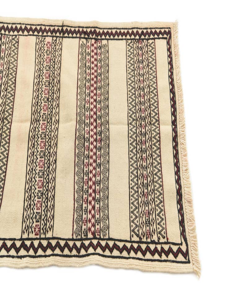 Detail image of  2' 3 x 6' 10  Hand Knotted Kilim Fars Persian Wool Runner Rug