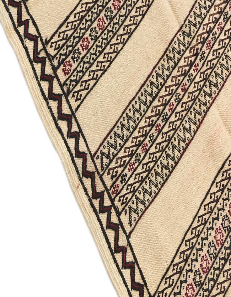 Detail image of  2' 3 x 6' 10  Hand Knotted Kilim Fars Persian Wool Runner Rug