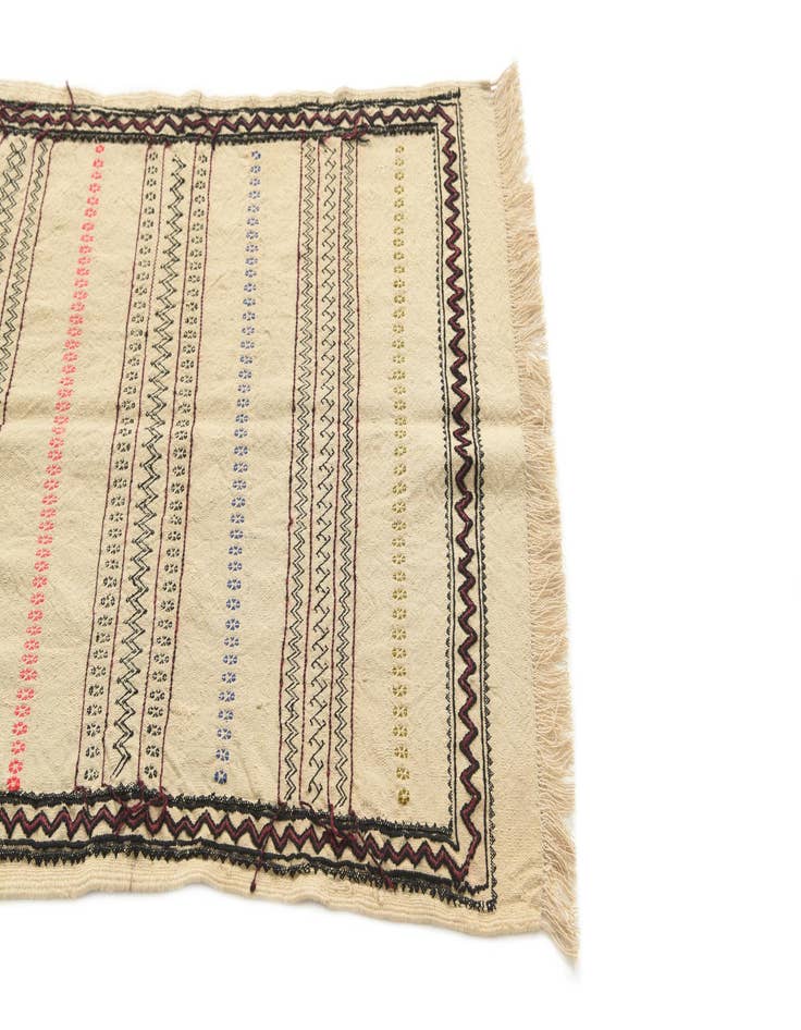 Detail image of  2' 5 x 6' 7  Hand Knotted Kilim Fars Persian Wool Runner Rug