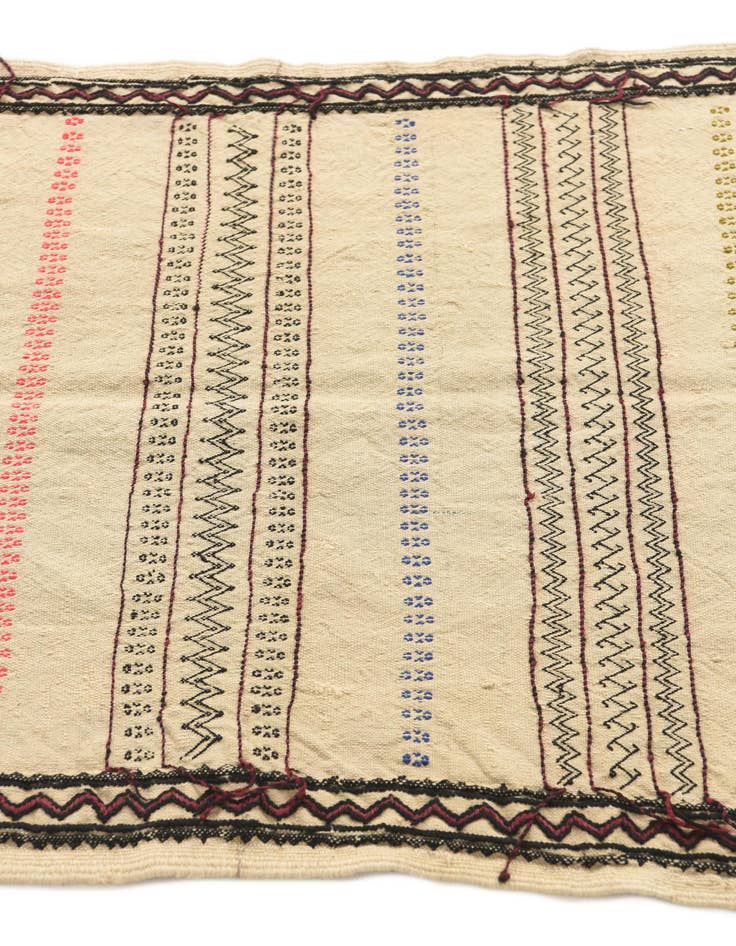 Detail image of  2' 5 x 6' 7  Hand Knotted Kilim Fars Persian Wool Runner Rug