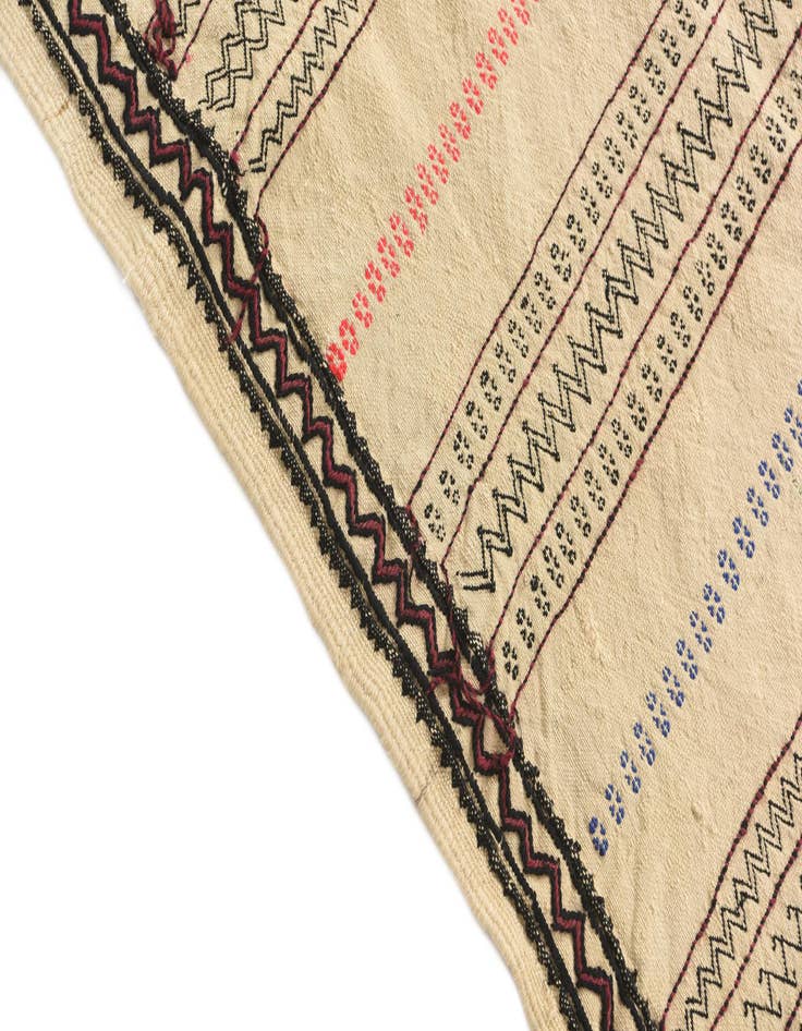 Detail image of  2' 5 x 6' 7  Hand Knotted Kilim Fars Persian Wool Runner Rug