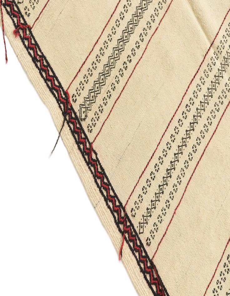 Detail image of  2' 9 x 7' 6  Hand Knotted Kilim Fars Persian Wool Runner Rug