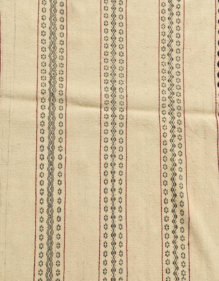 Detail image of  2' 9 x 7' 6  Hand Knotted Kilim Fars Persian Wool Runner Rug