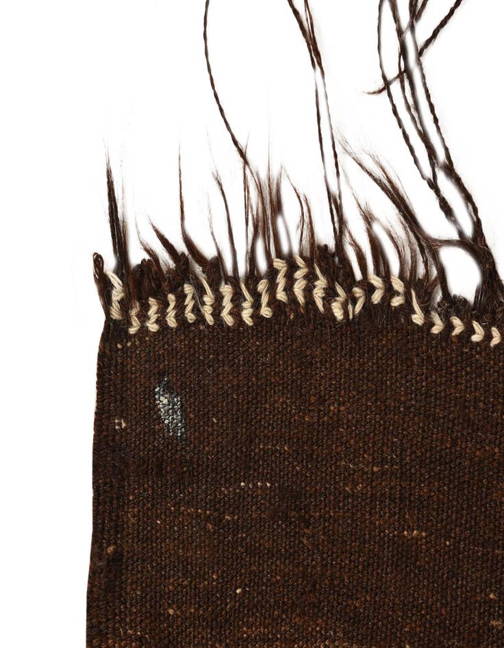 Detail image of  4' 10 x 14'  Hand Woven Kilim Fars Wool Runner Rug