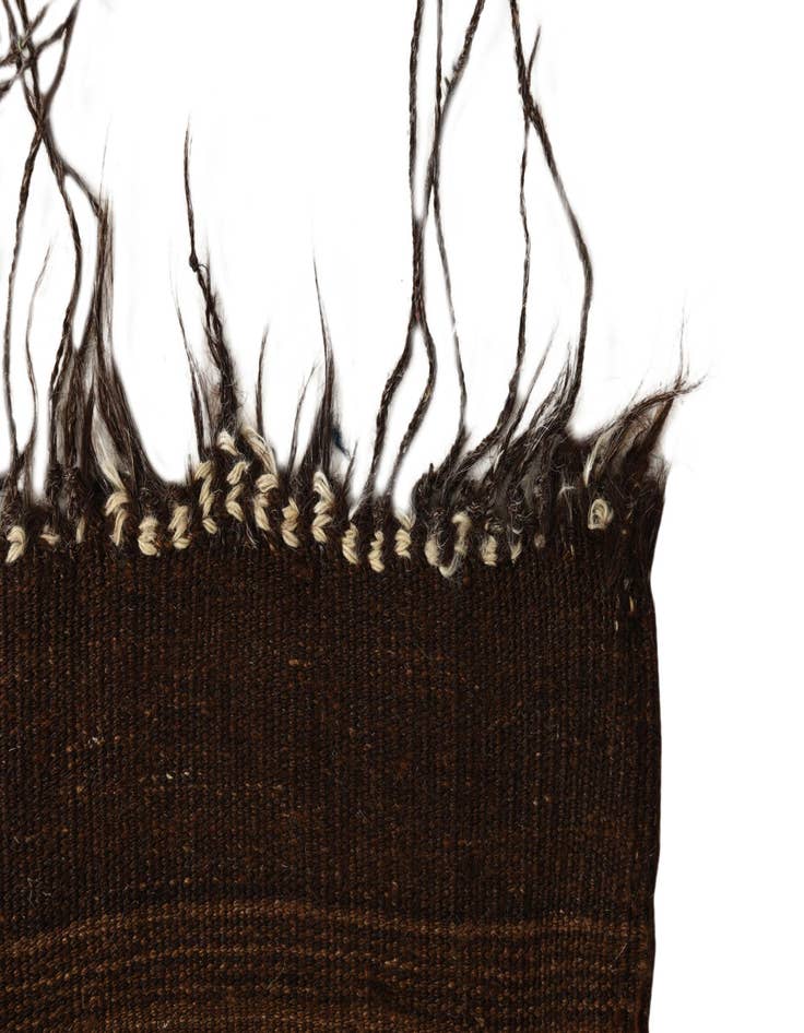 Detail image of  4' 10 x 14'  Hand Woven Kilim Fars Wool Runner Rug